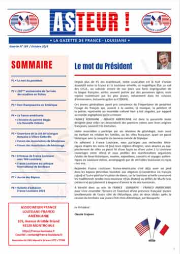 Publication: La gazette France-Louisiane